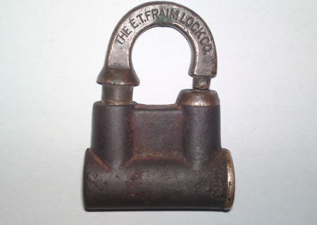 Lacat vechi marca americana The E.T. Fraim Lock Co