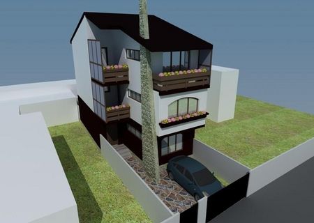 LACUL TEI - VANZARE VILA (constructie la rosu)