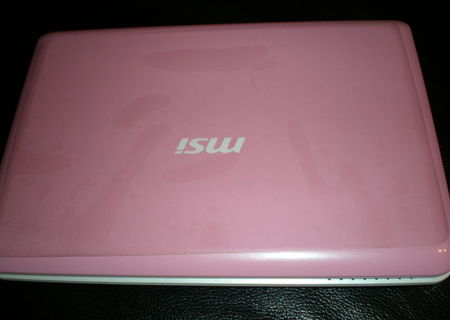 laptop mini MSI U 100 Wind roz