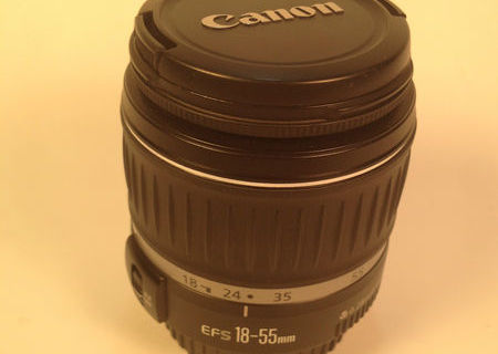 Lentile canon zoom ef- s 18- 55mm + husa cadou Lentile canon zoom ef- s 18- 55mm + husa cadou