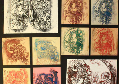 Linogravura chinezeasca (2012) Linogravura chinezeasca (2012)