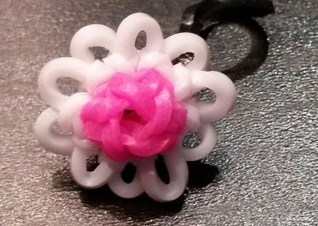 Loom bands mini floricele