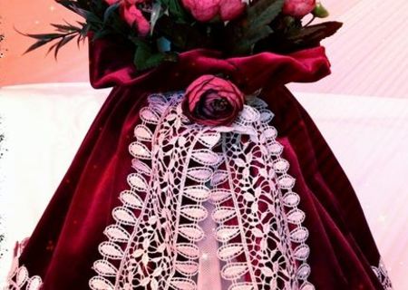 Lumanari decorate pentru botez