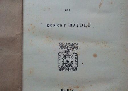 "Mademoiselle Vestris Histiore d'une orpheline " Ernest Daudet , 1884