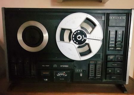 Magnetofon Grundig TK 747 pentru nostalgici Magnetofon Grundig TK 747 pentru nostalgici