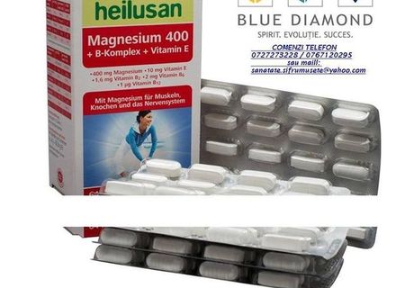 Magneziu 400 +B-complex + vitamina E - 64 tablete Magneziu 400 +B-complex + vitamina E - 64 tablete