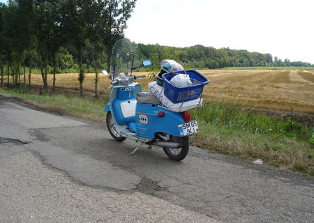 Manet S100 Albastru cu Alb