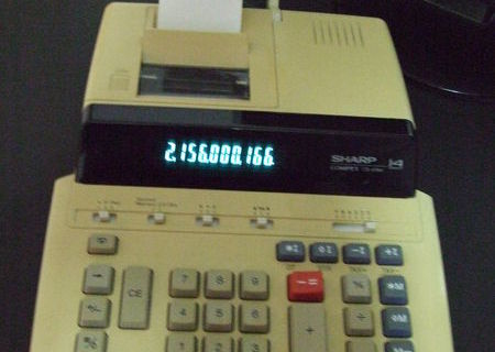 Masina de calcul SHARP-COMPETCS-4194  14 DIGIT