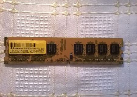 Memorie zeppelin 2x1gb ddr2 800 mhz cl5