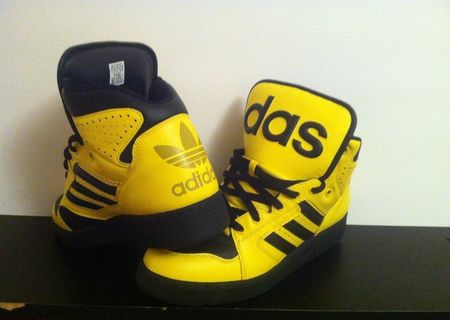 Men's Jeremy Scott Adidas Instinct Hi Black (Originals)