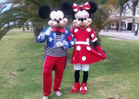 Mickey si Minnie Mouse