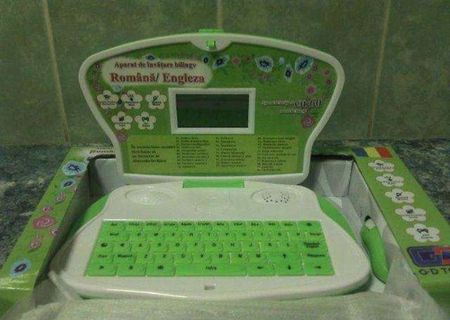 Mini laptop copii - aparat invatare bilingv roman- englez Mini laptop copii - aparat invatare bilingv roman- englez