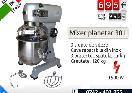 Mixer planetar 30 litri Mixer planetar 30 litri