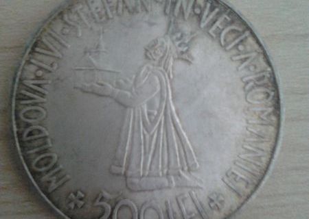 Moneda 500 Lei 1941 Stefan cel Mare
