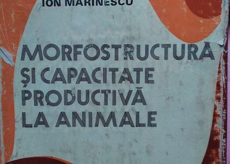 Morfostructura si capacitate productiva la animale ,1978