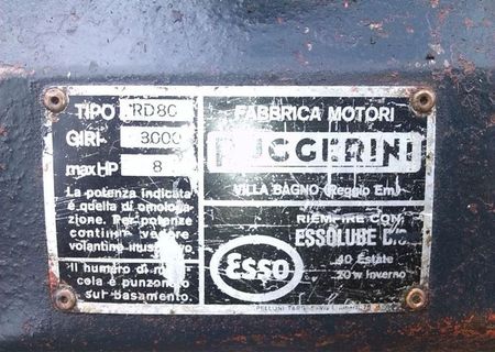 motocultor dizel cu utilaje si remorcuta