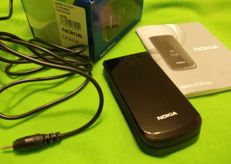 Nokia 2720 fold black impecabil pachet complet necodat