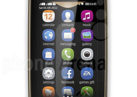 Nokia Asha 308 Gold