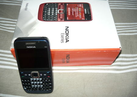 Nokia E63 stare excelenta, la cutie cu accesorii