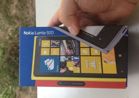 Nokia Lumia 920 Sigilat Liber retea Negru