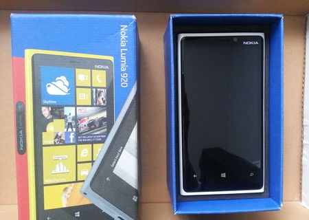 Nokia Lumia 920 White 32Gb nou neblocat 1199 Ron Neg.