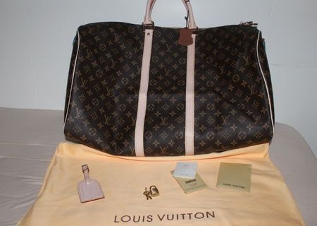 NOU! Geanta louis vuitton monogram canvas keepal originala!!!