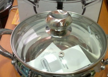 oala inox cu capac