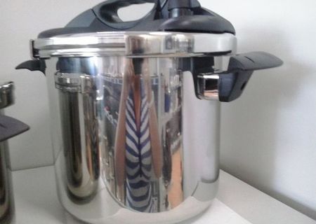 Oala sub presiune de 10L cu capac de inox Oala sub presiune de 10L cu capac de inox