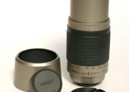 Obiectiv Nikon AF Nikkor 70-300 1:4-5,6 G silver
