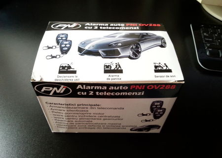 Ocazie !! Alarma auto PNI OV288 cu 2 telecomenzi