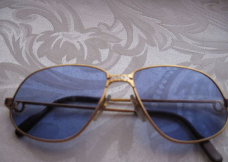 ochelari de soare cartier placati cu aur originali