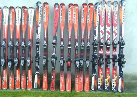 Oferta!!MODELE ATOMIC, ELAN, ROSSIGNOL, SALOMON, FISCHER, DYNASTAR,  SKI de copi preturi incepand de la 100 ron SKI de adulti Placi Snowboard