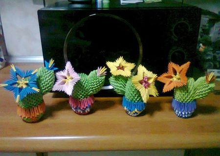 Origami cactus