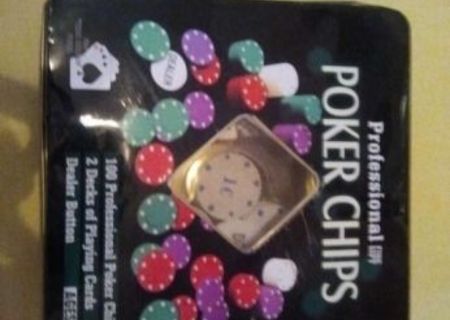 Pachet Poker 100 Chips Professional