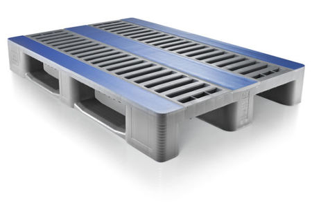 Paleti plastic pentru sarcini grele ranforsati cu profile Paleti plastic pentru sarcini grele ranforsati cu profile