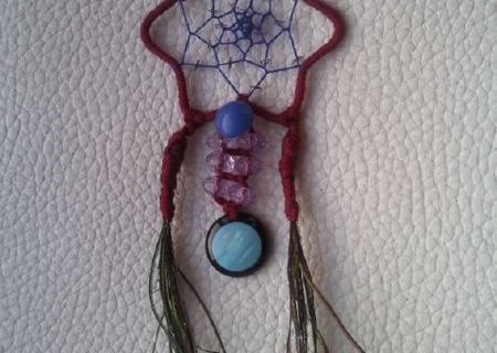 Pandantiv unicat handmade dreamcatcher Pandantiv unicat handmade dreamcatcher
