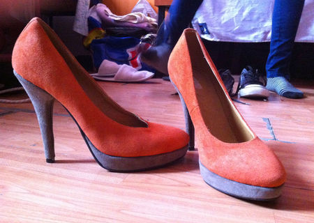 pantofi cu toc