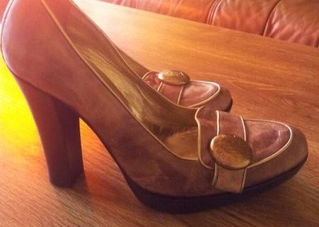 Pantofi eleganti din piele naturala,marca Vivien Lee, Made in Italy