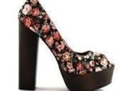 Pantofi Flowers