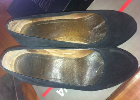 Pantofi piele întoarsă