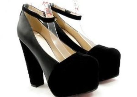 Pantofi piele si catifea