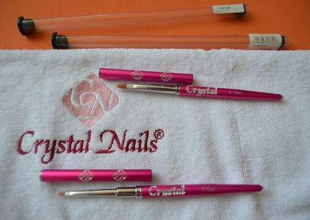 Pensule unghii gel - Crystal Nails