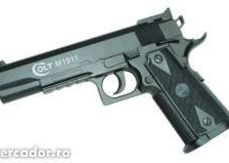 Pistol COLT.45 USA aer comprimat(CO2),ORIGINAL,PUTERNIC