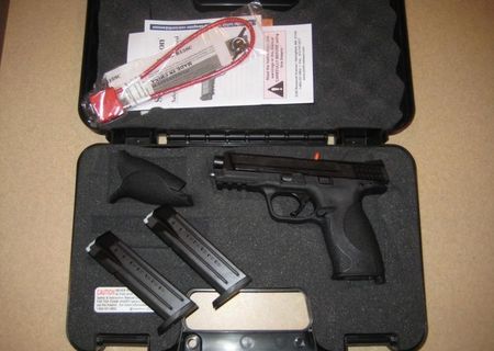 Pistol cu glont - Smith & Wesson M&P 9mm / BONUS - 50 de cartuse si toc gratuite