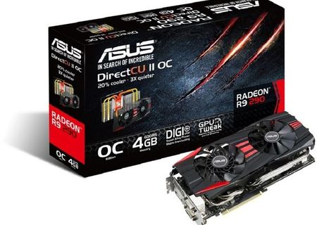 Placa video ASUS Radeon R9 290 OC DirectCU II 4GB DDR5 512-bit