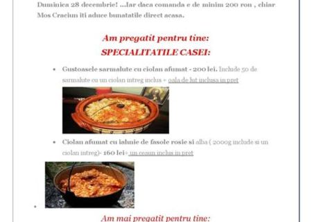 PLATOURI SI PRAJITURI DELICIOASE DE LA PENSIUNEA LIA PLATOURI SI PRAJITURI DELICIOASE DE LA PENSIUNEA LIA