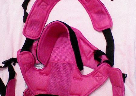 Port bebe - Marsupiu Chipolino Latte Black/Pink