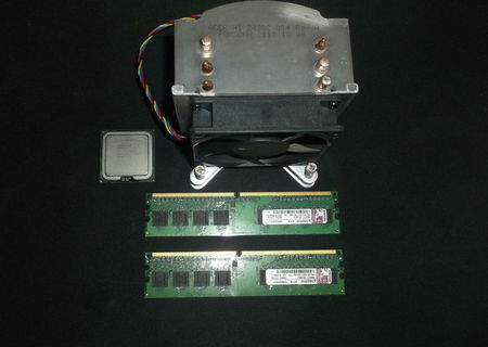 PROCESOR INTEL DUAL CORE -E3400-2,6 Gh + Cooler + 2 Memorii PROCESOR INTEL DUAL CORE -E3400-2,6 Gh + Cooler + 2 Memorii