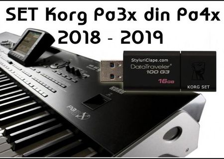 Program complet pentru aranjoare Korg Pa3x PRO / Pa4x.