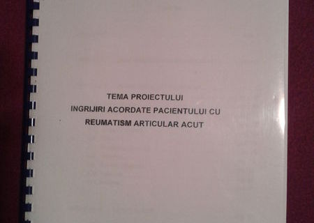 proiect licenta AMG (reumatism articular acut) proiect licenta AMG (reumatism articular acut)